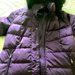 Lands’ End Women’s 600 Down Long Coat with Hood